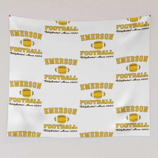 Item preview, EMERSON FOOTBALL, vintage undefeated college designed and sold by LukaKingat.