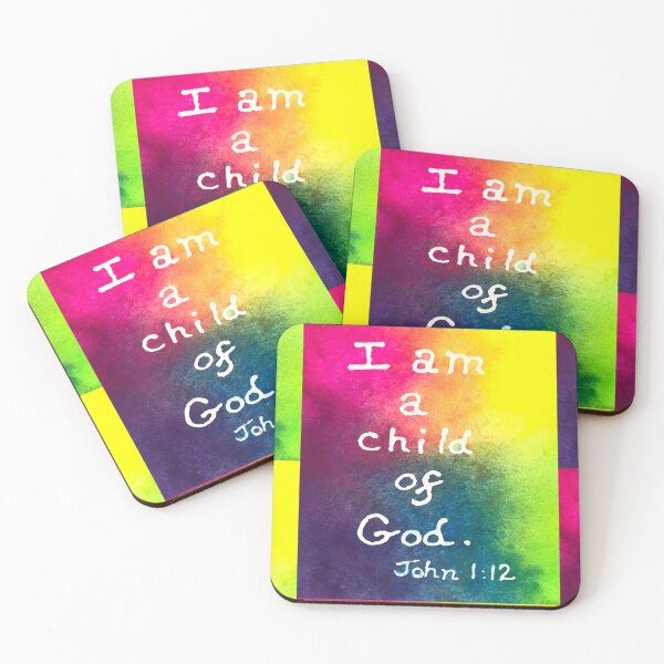 Item preview, Inspirations. John 1:12. I am a Child of God. designed and sold by Paula Millhouse Fine Art.