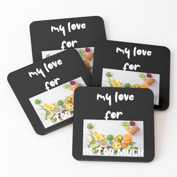 Item preview, Mi amor por la comida vegana es demasiado designed and sold by SolSel ⭐⭐⭐⭐⭐.