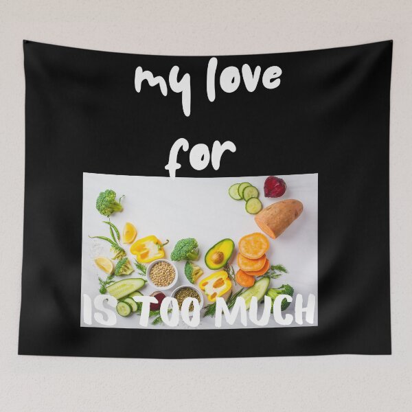 Item preview, Mi amor por la comida vegana es demasiado designed and sold by SolSel ⭐⭐⭐⭐⭐.