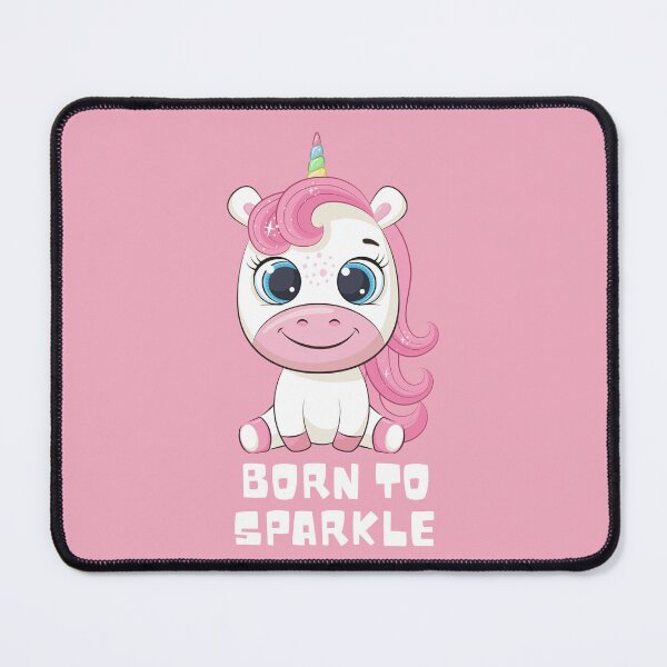 Item preview, born to sparkle | A cute baby unicorn designed and sold by azy2shop.
