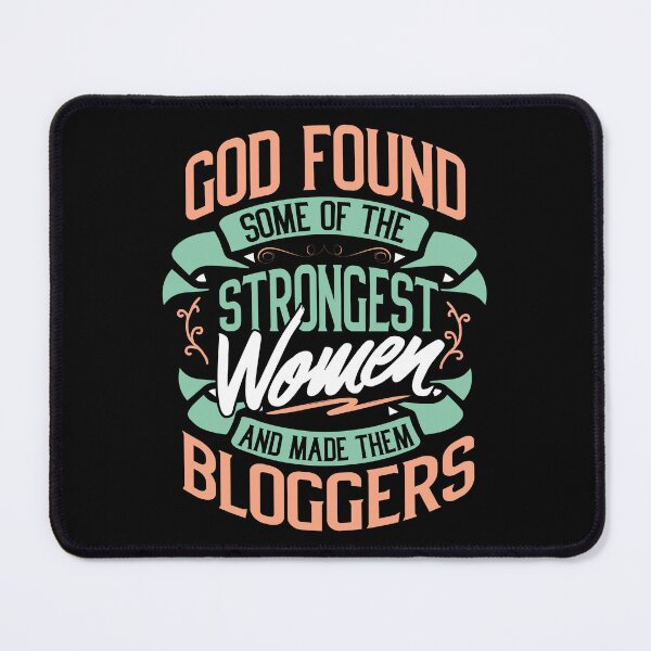 Item preview, Strong Woman Blogger Profession Gift Idea designed and sold by haselshirt.