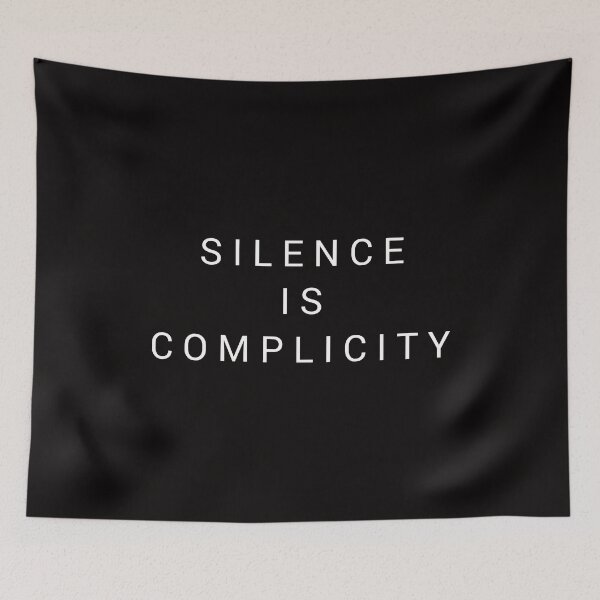Item preview, Silence Is Complicity Do Something Anti-Violence Anti-Racism designed and sold by shoutoutshirtco.