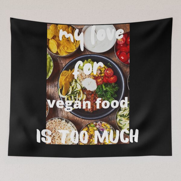 Item preview, Mi amor por las comidas veganas es demasiado designed and sold by SolSel ⭐⭐⭐⭐⭐.