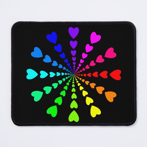 Item preview, Rainbow colored hearts designed and sold by colorsofcherry.