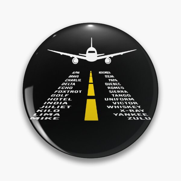 Item preview, Phonetic Alphabet Airplane Pilot Flying Aviation designed and sold by urban-design.