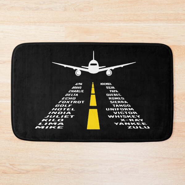 Item preview, Phonetic Alphabet Airplane Pilot Flying Aviation designed and sold by urban-design.