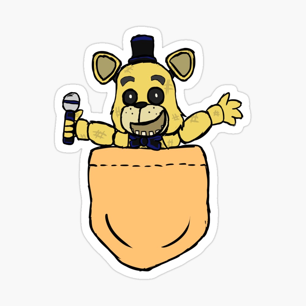 FNAF Golden Freddy Fredbear It's Me Greeting Card for Sale by Bitw1se