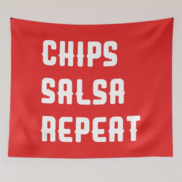 Item preview, Chips Salsa Repeat designed and sold by kjanedesigns.