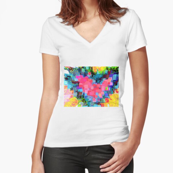Fitted V-Neck T-Shirt
