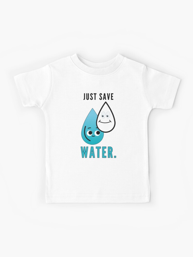 Just save water with funny and cute water drops Just save water with funny and cute water drops