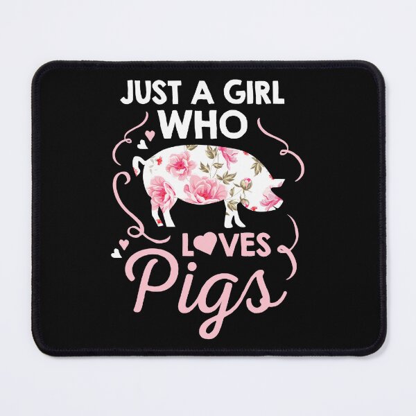 Item preview, Just A Girl Who Loves Pigs Pink Pet Animal Gift designed and sold by haselshirt.