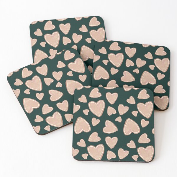 Item preview, Gingerbread Hearts Dark designed and sold by IcyArtShop.