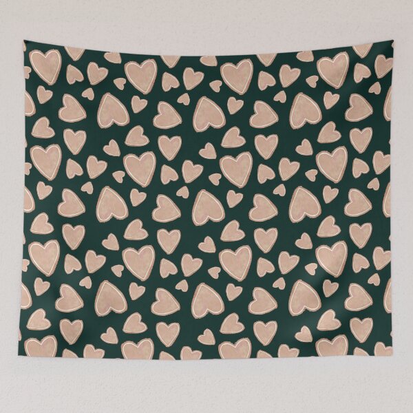 Item preview, Gingerbread Hearts Dark designed and sold by IcyArtShop.