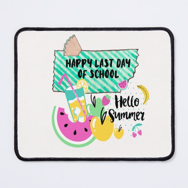 Item preview, Happy Last Day Of School Hello Summer designed and sold by ZubiyaArt.