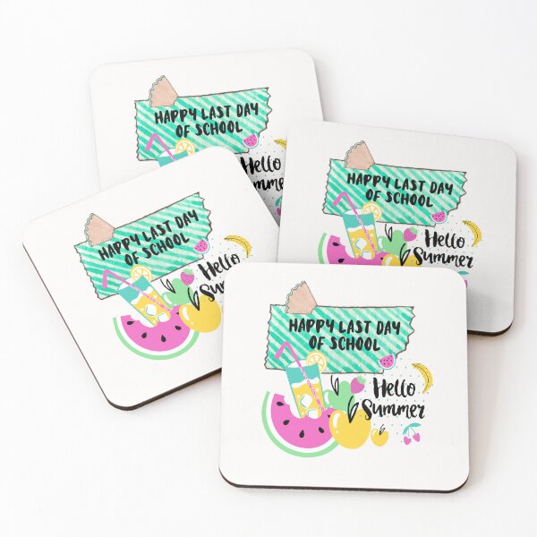 Item preview, Happy Last Day Of School Hello Summer designed and sold by ZubiyaArt.