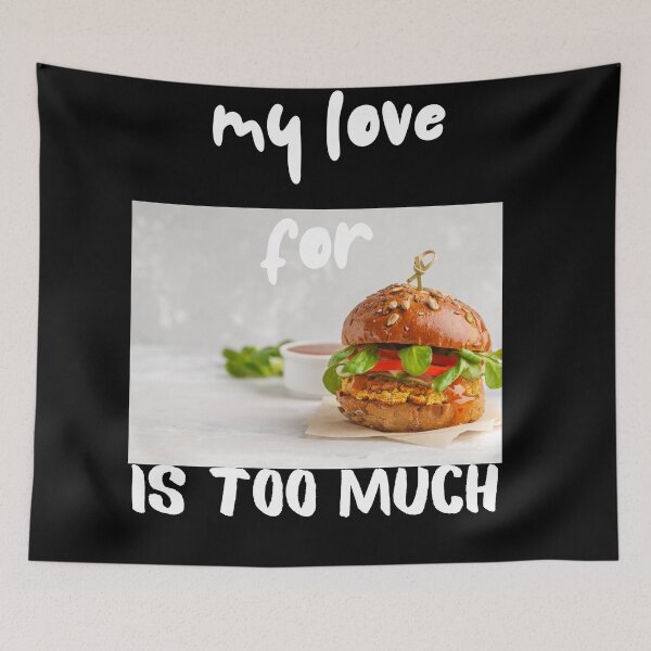 Item preview, Mi amor por las hamburguesas veganas es demasiado designed and sold by SolSel ⭐⭐⭐⭐⭐.