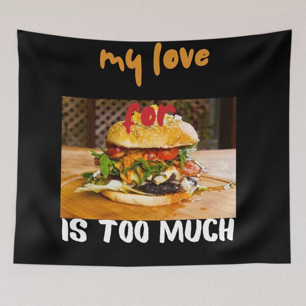 Item preview, Mi amor por las hamburguesas veganas es demasiado designed and sold by SolSel ⭐⭐⭐⭐⭐.