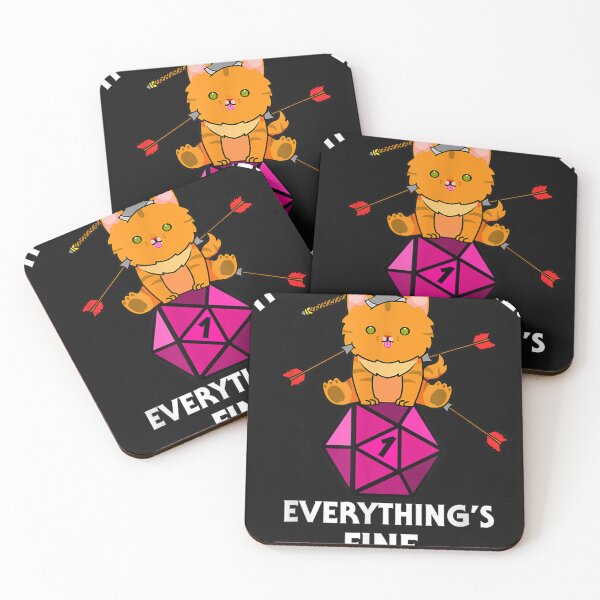 Item preview, Its Fine Im Fine Everythings Fine Funny D20 Fail Dungeon Ca designed and sold by favianjeterhare.