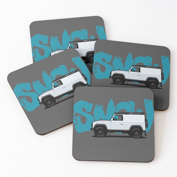 Item preview, British OFFROAD - Snow white (Classic) 4x4 designed and sold by SketchNinja.