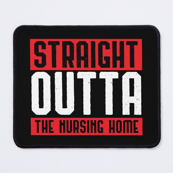 Aperçu de l'œuvre Idée cadeau pour les retraités de la maison de retraite Straight Outta créée et vendue par haselshirt.