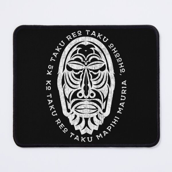 Item preview, Maori Language & Culture Proverb, Traditional Warrior Mask Design designed and sold by Proverbial Wisdom Design.