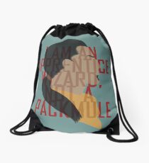 Marcurio is most certainly a pack mule Drawstring Bag