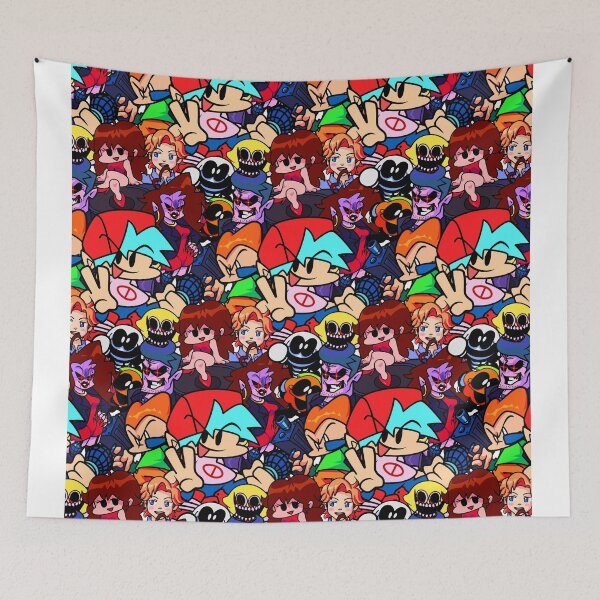 Item preview, Friday Night Funkin Main Characters designed and sold by ABPdesign.