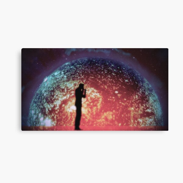 Space Science Fiction Planets Printed Canvas Picture Multiple Sizes 30mm Deep