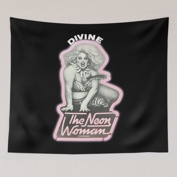 Item preview, DIVINE - Vintage Broadway style Poster Art bill -The neon woman Classic  designed and sold by zodywiensqh.
