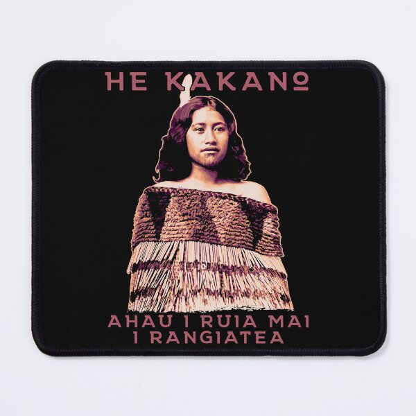 Item preview, Maori Language Proverb "Rangiatea". Traditional Maori Vintage Costume Portrait designed and sold by Proverbial Wisdom Design.
