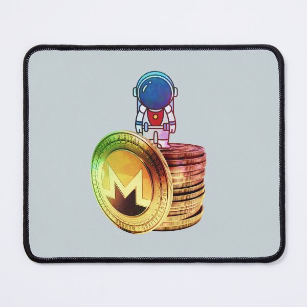 Item preview, Monero Crypto coins - astronaut designed and sold by Crypmetal.