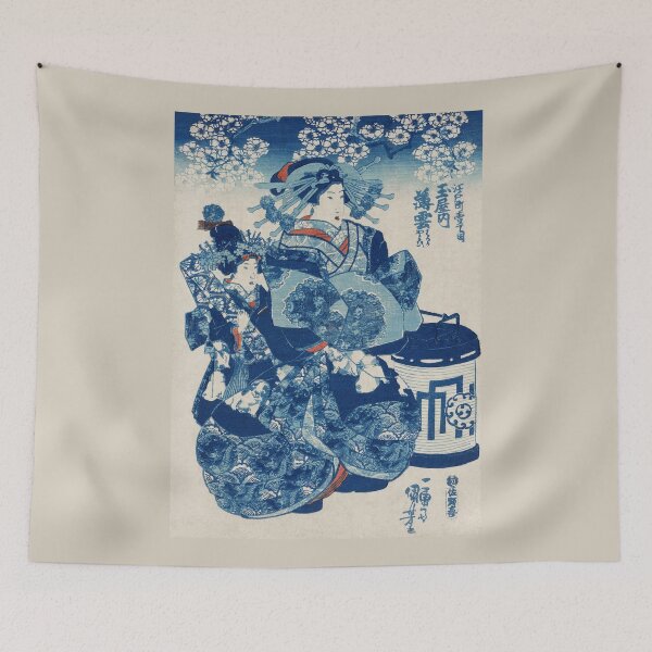 Item preview, Tamaya uchi Usugumo by Utagawa Kuniyoshi (1753-1806) traditional Japanese ukiyo-e style illustration designed and sold by Design Repo.