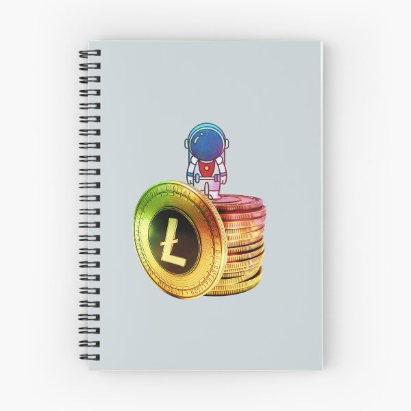 Item preview, Litecoin Crypto coins - astronaut designed and sold by Crypmetal.