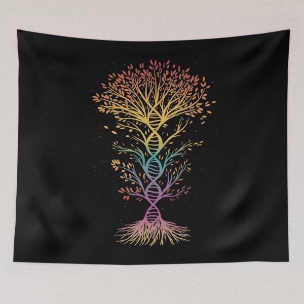 Item preview, DNA tree colorful Classic  designed and sold by zodywiensqh.