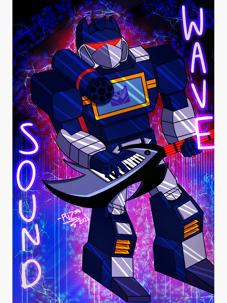 TFP Soundwave Sticker for Sale by kusachan15