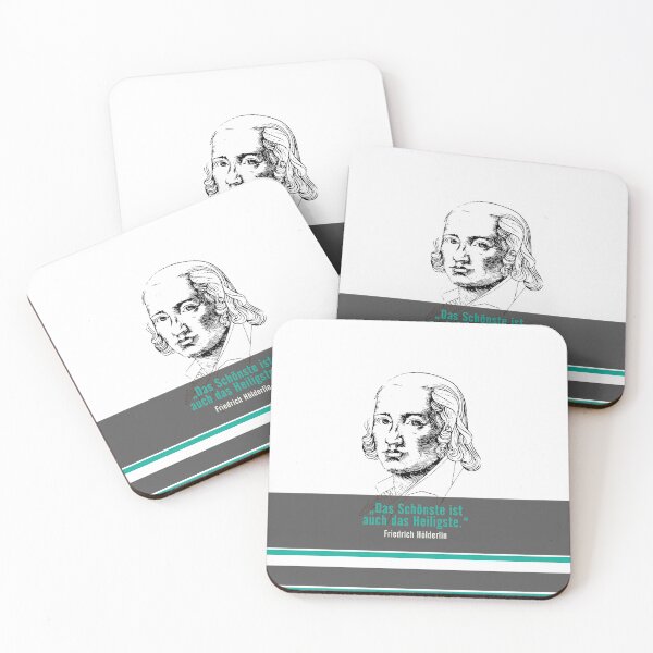 Item preview, Friedrich Hölderlin quote, The most beautiful is also the most sacred designed and sold by Mauswohn.