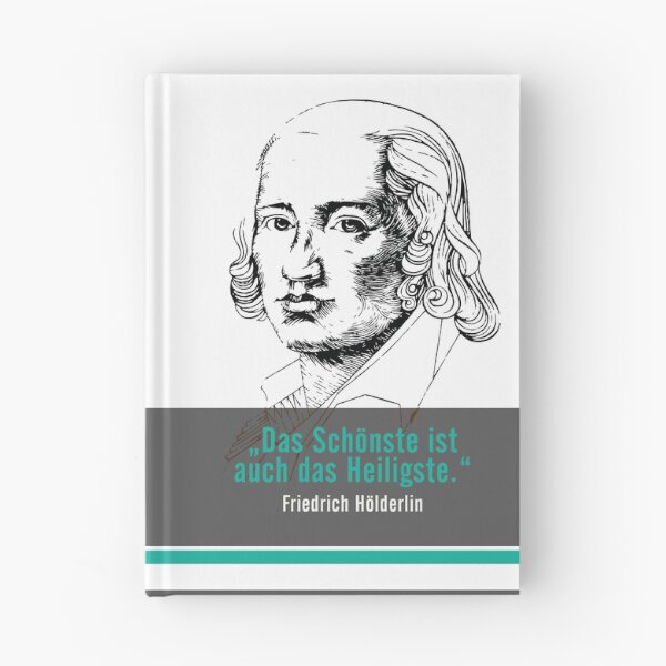 Item preview, Friedrich Hölderlin quote, The most beautiful is also the most sacred designed and sold by Mauswohn.