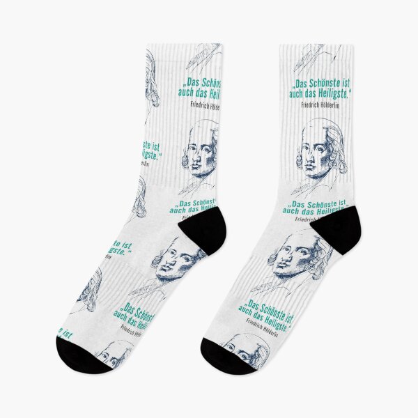 Item preview, Friedrich Hölderlin quote, The most beautiful is also the most sacred designed and sold by Mauswohn.