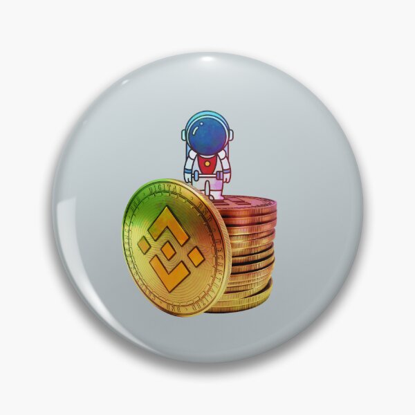 Item preview, Binance Crypto coins - astronaut designed and sold by Crypmetal.