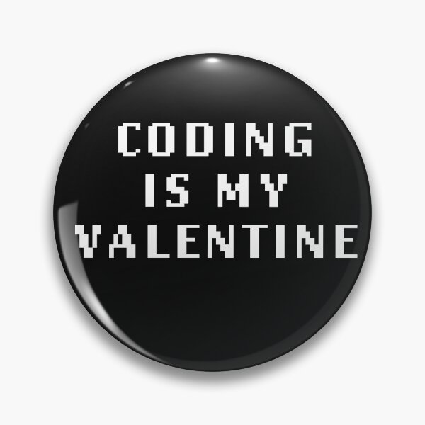 Item preview, Coding is my valentine designed and sold by Code  Monkeys.