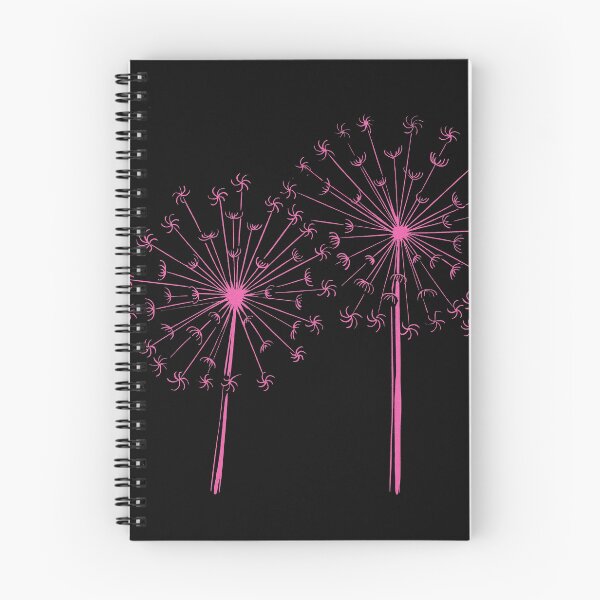 Item preview, Pink Dandelions Linocut print designed and sold by Maddy Bennett.