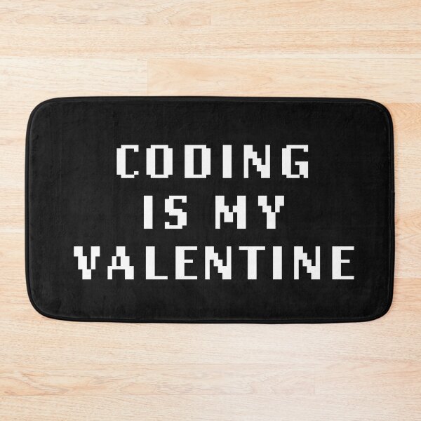 Item preview, Coding is my valentine designed and sold by Code  Monkeys.