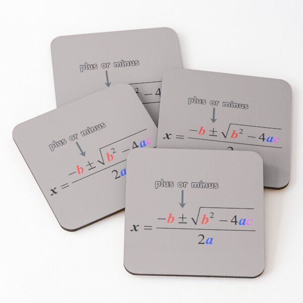 Item preview,  Math Symbols Quadratic Formula mathematics  designed and sold by theaggi.
