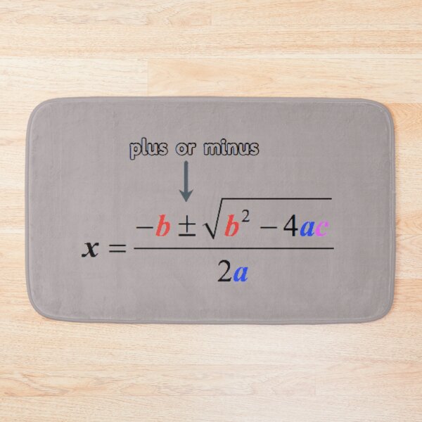 Item preview,  Math Symbols Quadratic Formula mathematics  designed and sold by theaggi.
