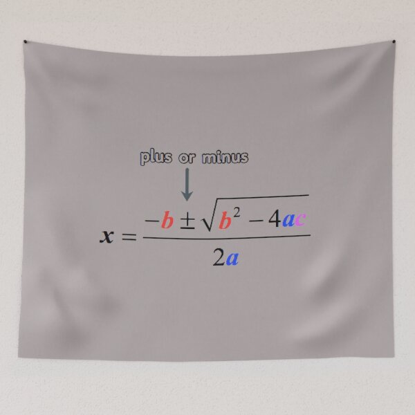 Item preview,  Math Symbols Quadratic Formula mathematics  designed and sold by theaggi.