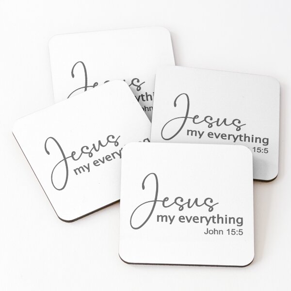 Item preview, Christian Design - Jesus my Everything - John 15 verse 5 designed and sold by simplydesignart.