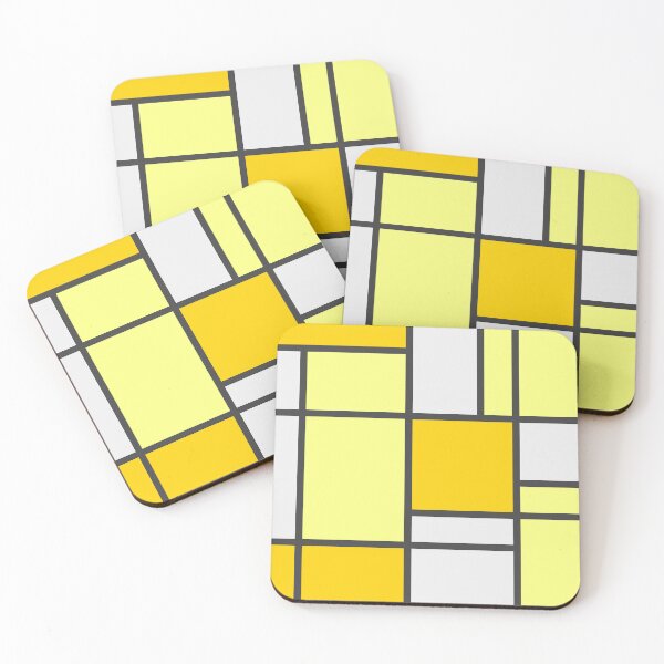 Item preview, Composition in Yellow and Gray designed and sold by OutOfNowhere.