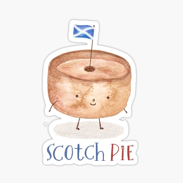 Scotch Pie Sticker