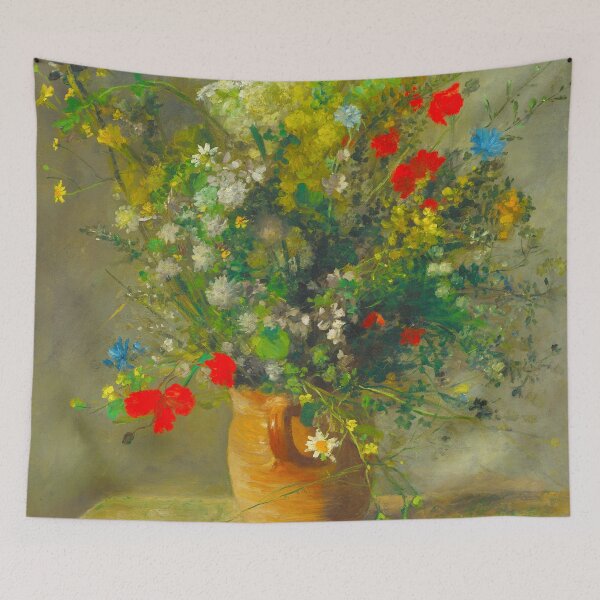 Item preview, HD Renoir - Flowers in a Vase 1866 designed and sold by Go Logo Designs.